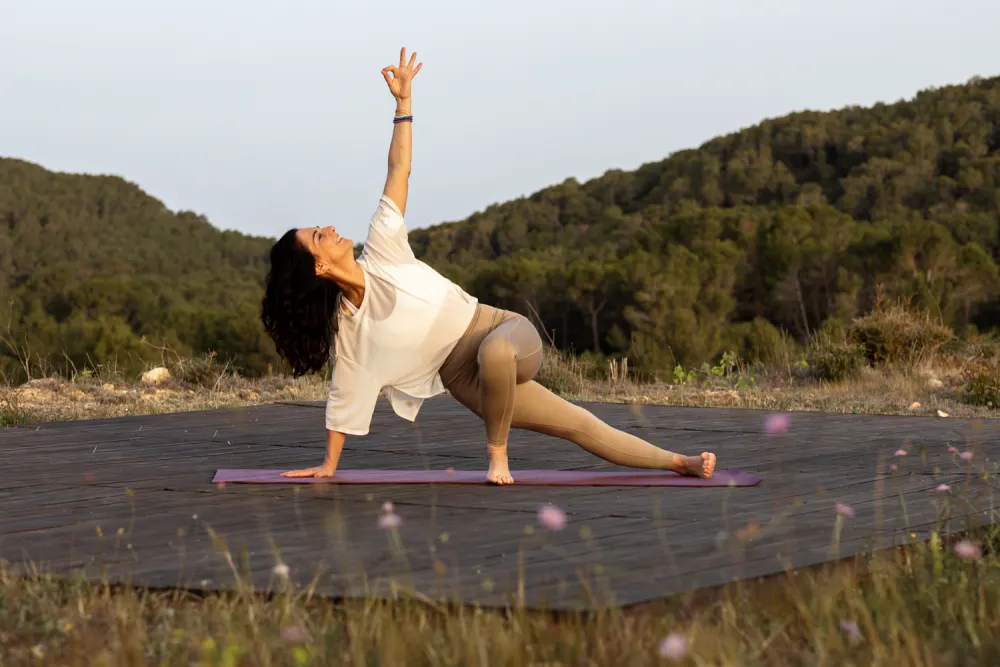 Yoga-Einheit am Loxone Campus