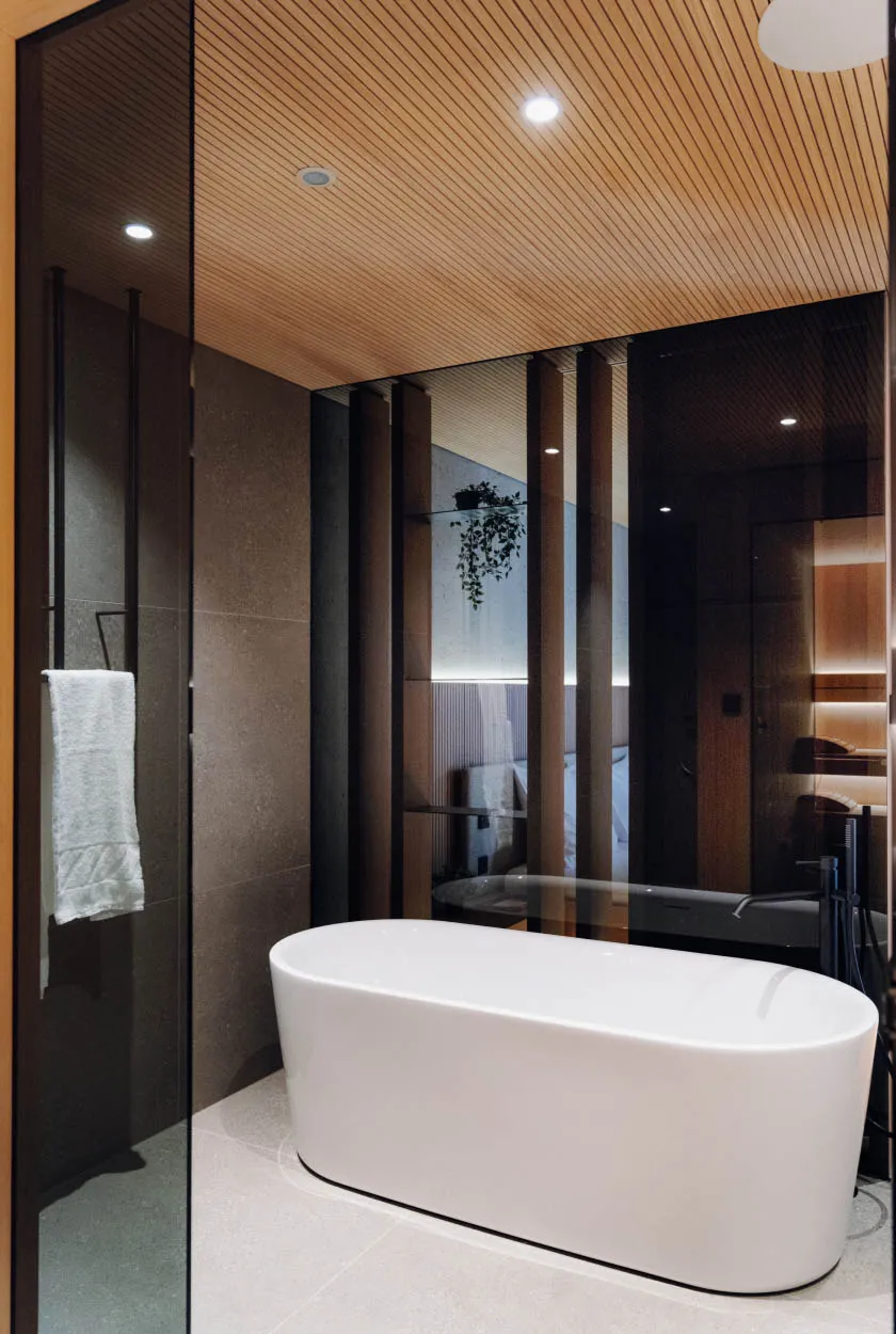 Bathroom of a suite